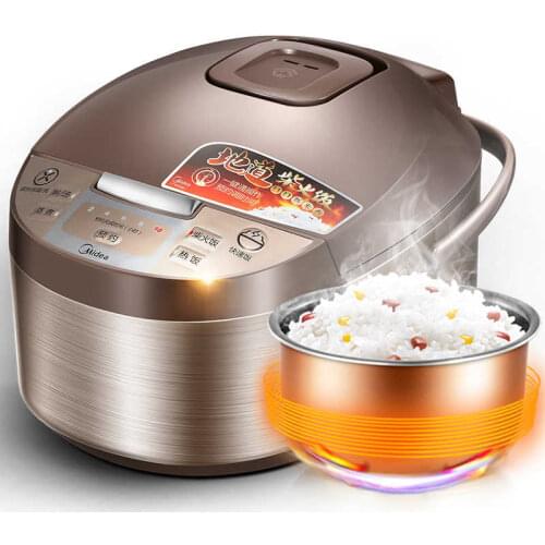Intelligent rice cooker 4L Huangjing honeycomb rice cooker stainless steel body of household rie cookecr one button multi-fun