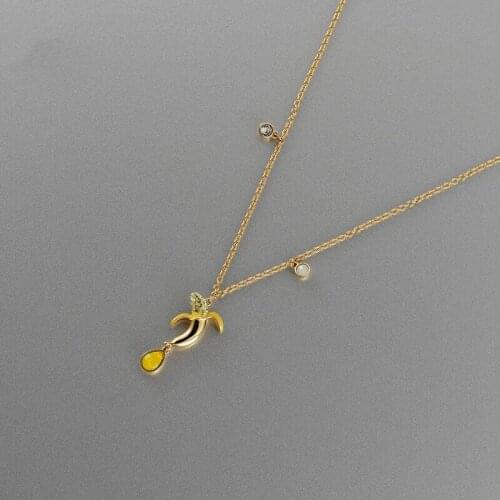 MANDY High Quality Banana Necklace