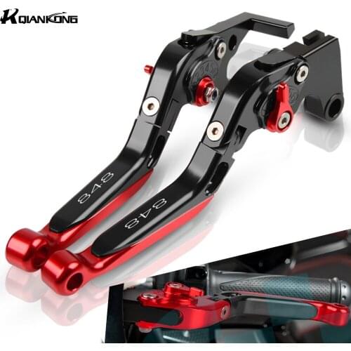 Motorcycle Brake Levers CNC Aliuminum Adjustable Brake Clutch Lever Handbar For DUCATI 848 EVO 2007 2008 2009 2010 211 2012 2013