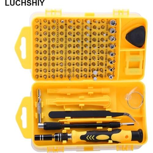 Multitool 25/115 In 1 Screwdriver Set of Screw Driver Bit Torx Hex Multi-function Precision Mobile Phone Repair Device Hand Tool