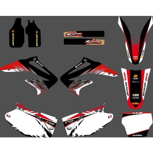 Team Graphic Background Decal Sticker Kit For Honda CRF450R CRF450 CRF 450R 450 2002 2003 2004