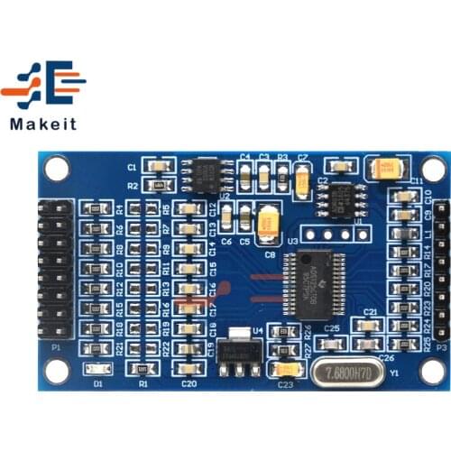 ADS1256 24 Bit 8 Channel ADC Data Acquisition Board Module High Precision AD Collecting Data Acquisition Card