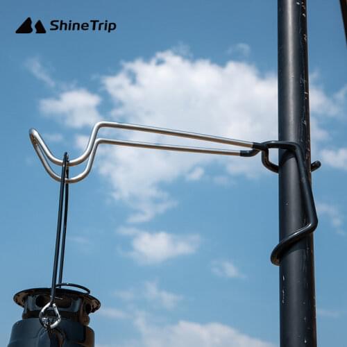 ShineTrip Outdoor Beach Camping Portable Tent Light Bag Lamp Hanging Kettle Pole Hang Hook Outdoor Picnic Accessories