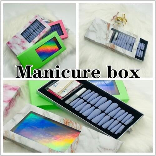 Manicure Powder Recycling Storage Box Portable Infiltration Powder Container Double Layer French Powder Box Nail Tool