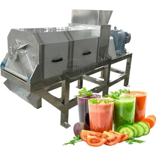 Single Spiral Fruit Juicer Screw Extractor Filter Vegetable Fruits Cactus Tomato Press Crusher Squeezing Machine for Sale