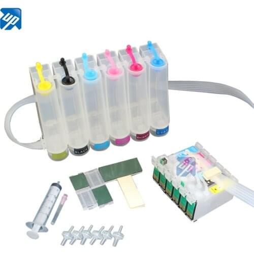 T0781 - T0786 continuous INK system Bulk Ink System CIS CISS for epson R280 r380 rx595 rx580 rx680 Artisan 50