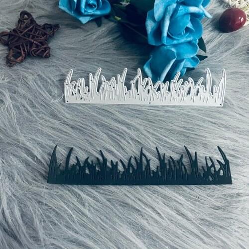Spring galss flower strip border Metal Cutting Dies for DIY Scrapbook Paper Embossed Decorative Craft Die Cut handmade craft