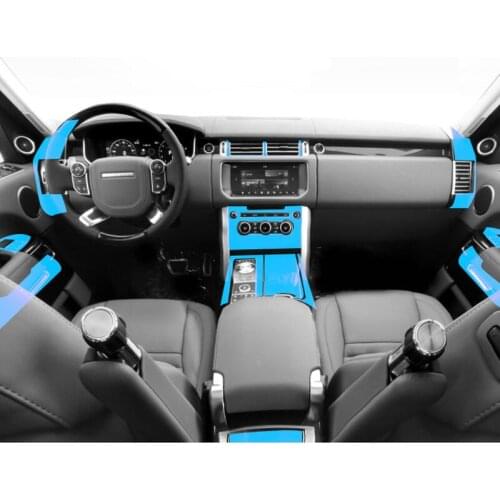 High Quality Transparent TPU Film Protector Film Covers Center console Interior Accessories Sticker For Range Rover Sport