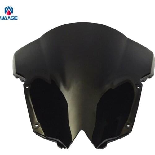 Waase Double Bubble Windscreen Windshield Shield Screen For Yamaha YZF R6 2008 2009 2010 2011 2012 2013 2014 2015 2016