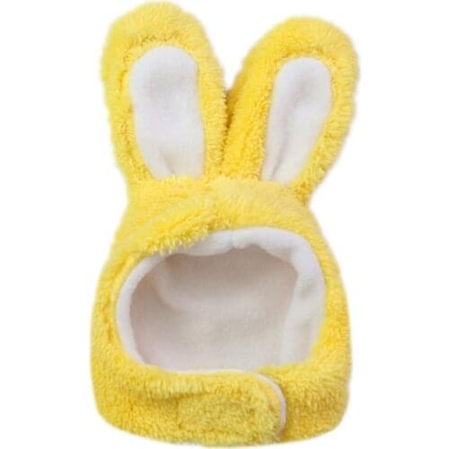 B2QB Funny Cat Hat Rabbit Shaped Costume Birthday Pet Accessories Supplies Multicolor High Quality Pet Wear Adjustable Cap