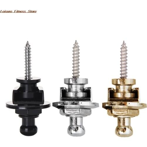 2 Pcs Guitar Strap Lock Botton Schaller Style Straplocks Electric Acoustic Guitar Bass Strap Locks