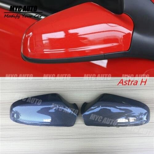 Carbon Fiber Look Mirror Cover For Opel Vauxhall Holden Astra H J K 2004 2005 - 2010 2011 2012 2013 2014 2015 - 2019 Astra