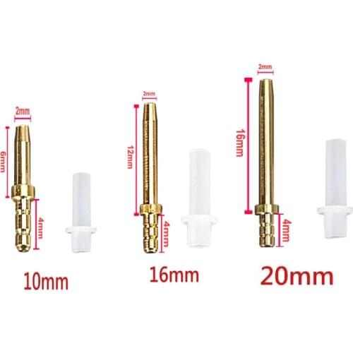 1000 Sets Dental Lab Material Pure Brass Alloy Dowel Pin with Sleeve Long 20mm Medium16mm Short10mm