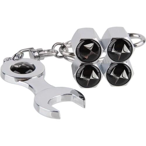 Car Styling Wheel Valve Cover Sticker Tire Valve Caps For DS Logo For Citroen DS6 C4L C5 Saxo C4 Cactus C3 Picasso Xsara Picasso