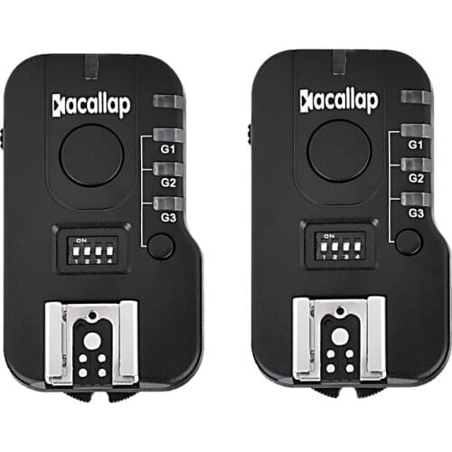 KACALLAP H760C Wireless Radio Flash Trigger 2 Transceiver with High-speed Sync HSS 1/8000s for Canon Camera
