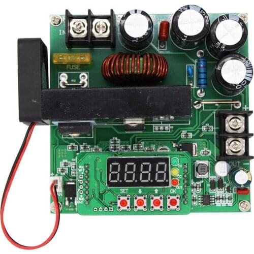 BST900W DC-DC Boost Converter LCD Display Step Up Power Supply Module 8-60V to 10-120V Voltage Transformer Module Regulator