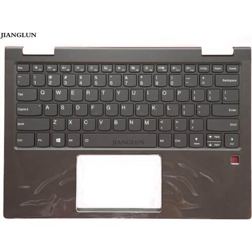 JIANGLUN For Lenovo Yoga 730-13IKB Palmrest Top Case With Keyboard 5CB0Q95936 Grey