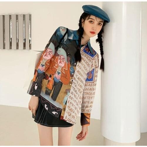 HUAZHENMIAN Button Down Blouses