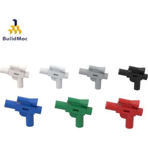 10PCS Building Blocks 92738 Lasers Gun Short High-Tech Bricks Assembles Particles DIY Assembly Parts Education Toys For Children