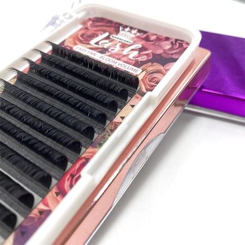 MASSCAKU Easy Fan Bloom Eyelash Thickness 0.10 Extension Austomatic Flowering Fast Fan Self-Making Fans Volume Lashes
