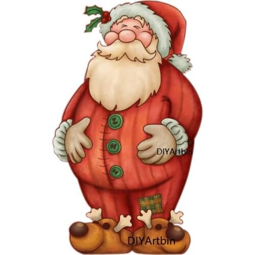 2021 New Santa Claus Metal Cutting Dies For Christmas DIY Craft Making Greeting Card Scrapbooking Layering Die