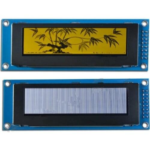 2.8 inch 16P SPI White/Blue/Yellow OLED Module SSD1322 Driver IC 256*64 Parallel Interface