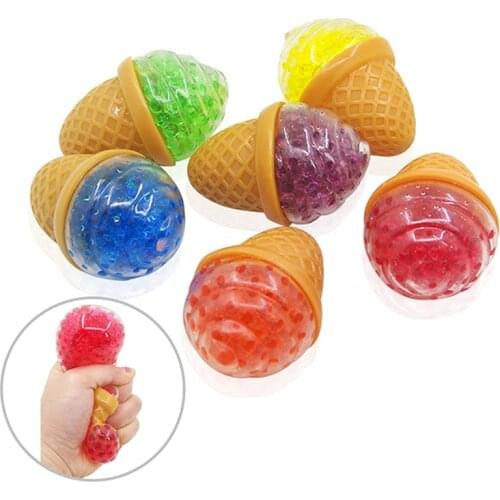 Ice Cream Grape Ball Decompression Toy Squishy Stress Relief Colorful Squeeze Vent Ball attractiveness children toys gift