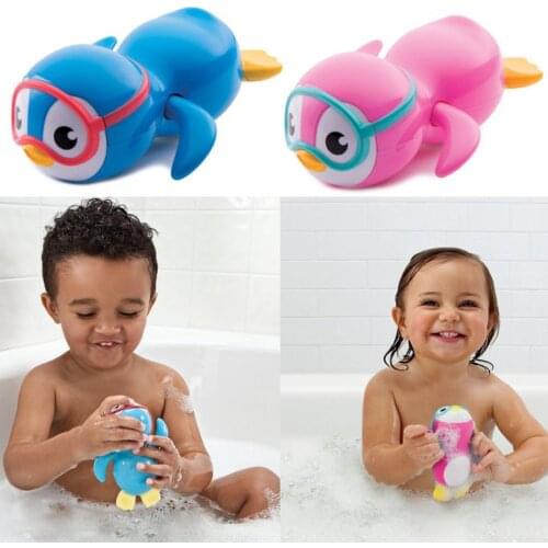 Wind Up Swimming Penguin Bath Toy Swimming Penguin Children Bath Toys Baby Baby Water Toys For Bathroom