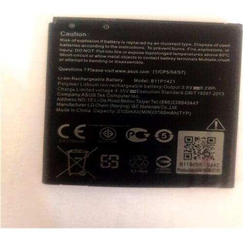 New 2100mAh B11P1421 cell phone Battery For ASUS ZenFone C ZC451CG Z007 With phone stander