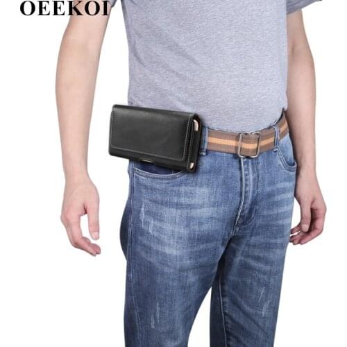 OEEKOI Artificial Sheepskin Pattern Belt Clip Pouch Case for Vivo Y53i Y55S Y53 Y55l Y51e X7 V3