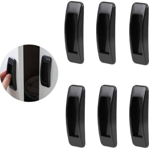 6Pcs Self-Adhesive Door Window Handle Sliding Door Push-Pull Helper Instant Cabinet Drawer Handle Auxiliary for Kitchen Wardrobe