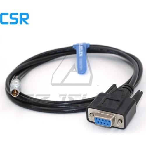 Connectors DB9 to FGG 0b 5pin for Download Cable RS-232 Data Cable, Leica Total Stations 1.5M