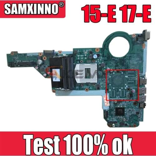 High quality For HP 15-E 17-E Laptop Motherboard 713255-501 713255-001 PGA947 DA0R63MB6F1 DDR3 MB 100% Tested Fast Ship