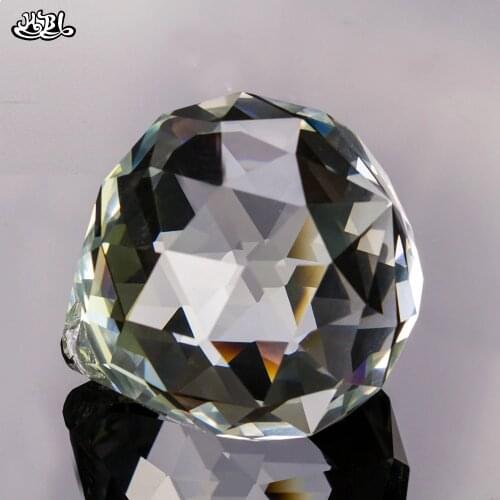 1Pcs/Lot Clear Color Size Feng Shui X-mas Crystal Balls Crystal Prism Pendant Prism Ball For Parts