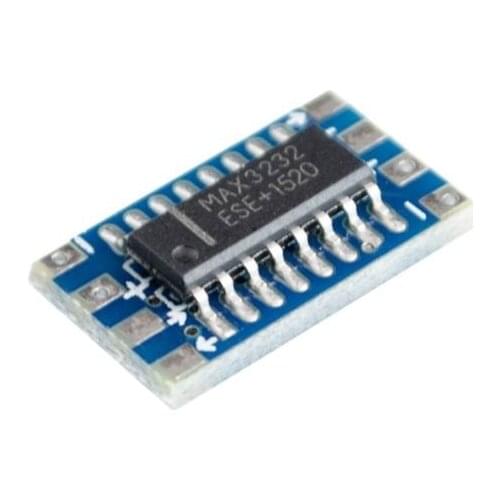 10pcs/lot mini RS232 MAX3232 Levels to TTL level converter board serial converter board