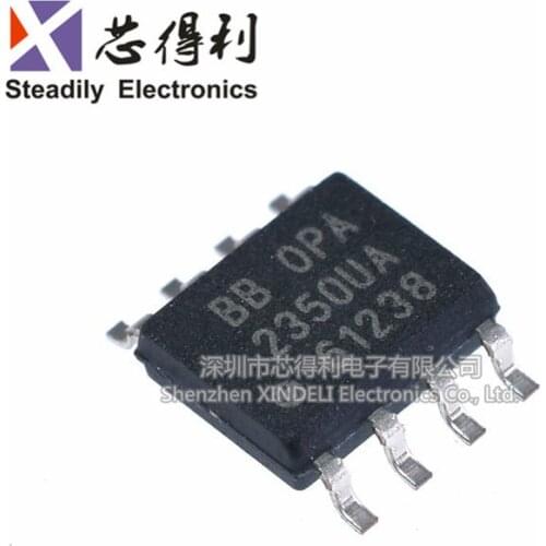 10pcs/lot Opa2350ua Sop-8 Dual Operational Amplifier Rails-to-Rail Input and Output