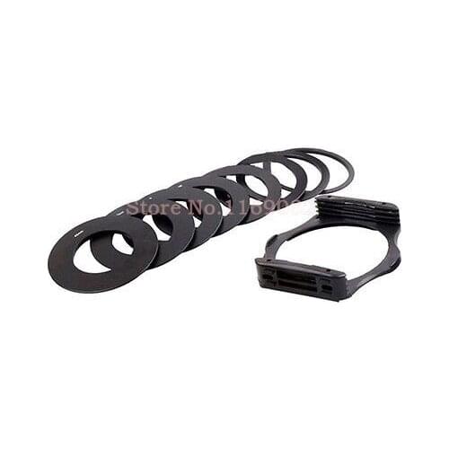 10 in 1 9pcs Filter Adapter Ring Filter Holder 49mm 52 55 58 62 67 72 77mm- 82mm for Cokin P series