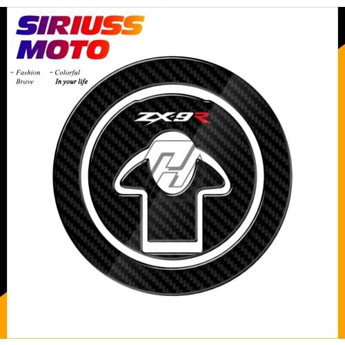 3D Carbon-look Motorcycle Fuel Gas Cap Protector Decals Case for Kawasaki Ninja ZX-9R ZX 9R (ZX900) 1994-1999