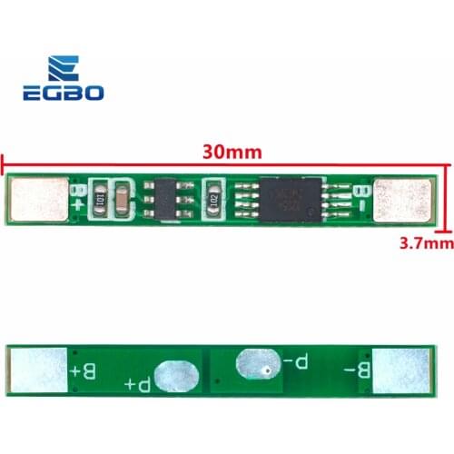5PCS egbo 1S 3.7V 3A li-ion BMS PCM battery protection board pcm for 18650 lithium ion li battery