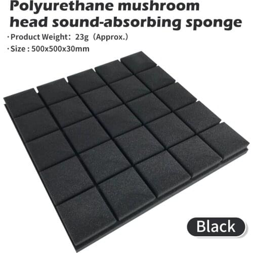 6 Colors 50x50x3cm Studio Acoustic Foam Soundproof Acoustic Absorption Foam Treatment Sound Panel Protective Wedge Sponge