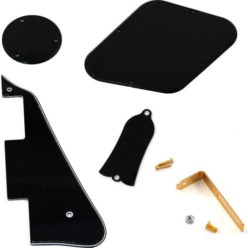 LP Electric Guitar Pickguard Pick Guard Scratch Plate with Gold Bracket for LP Style Guitar Parts