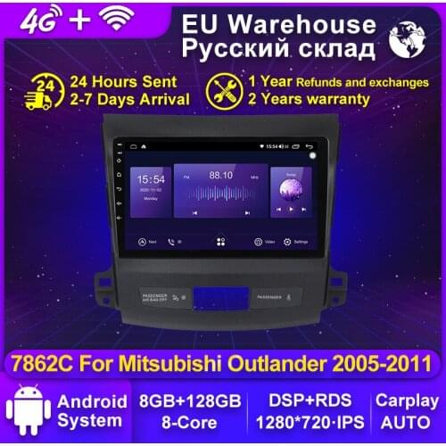 Android 10.0 arrival!Mekede Car Multimedia Player autoradio for Mitsubishi Outlander xl 2 Built-in carplay DSP IPS 4G network