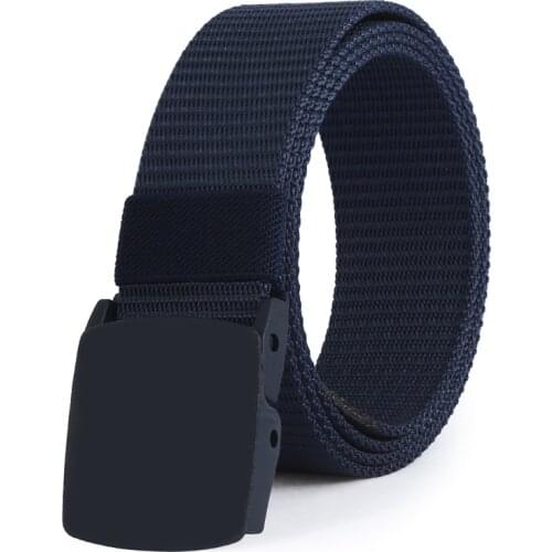 Anpudusen Men /women belt High Quality Automatic Buckle Nylon Belt OutdoorTravel Tactical Waist Belt Unisex Belts