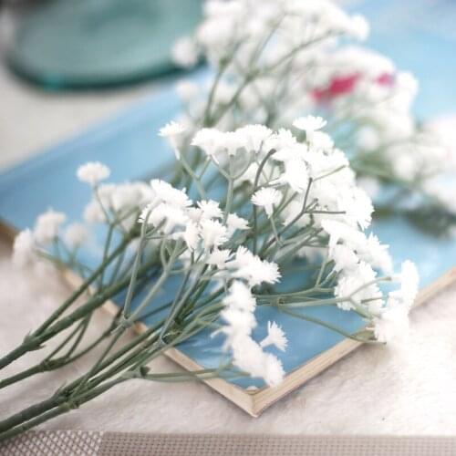 Babysbreath Artificial Flower Fake flower head For Wedding DIY flower bouquet accessory Home Hotel Party Decorations