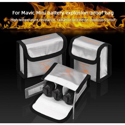 Flight Battery Safe Bag for DJI Mavic MINI Drone Protective Case Transport Safe Protector Explosion-proof Anti-scratch Accessory