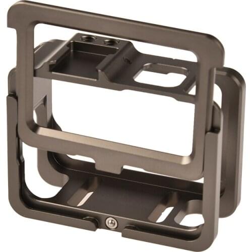 VLOGMAGIC Aluminium Alloy Frame Case with Dual Clod Shoe Camera Cage for GoPro HERO 9 Black