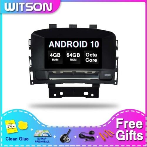 DE Stock ! WITSON Android 10.0 Car Radio Multimedia Player For OPEL ASTRA J 2010-2012 PX5 Octa-Core 4+64GB