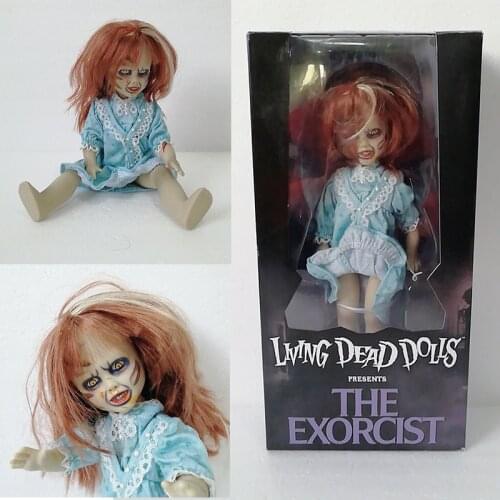 Mezco Figure Horror Living Dead Dolls The Exorcist Joint Movable Action Figure Collectable Model Toy Halloween Gift