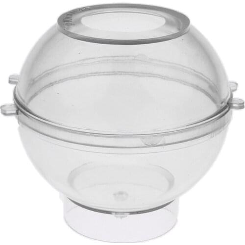 Round Ball Shape Candle Mould Soap Mold for DIY Candle Pillars Tealight Making 2.5-10cm