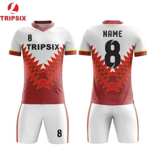 Soccer Shirts 100% Polyester Wholesale Price No Brand Oem Item Sublimation Custom Soccer Shirt